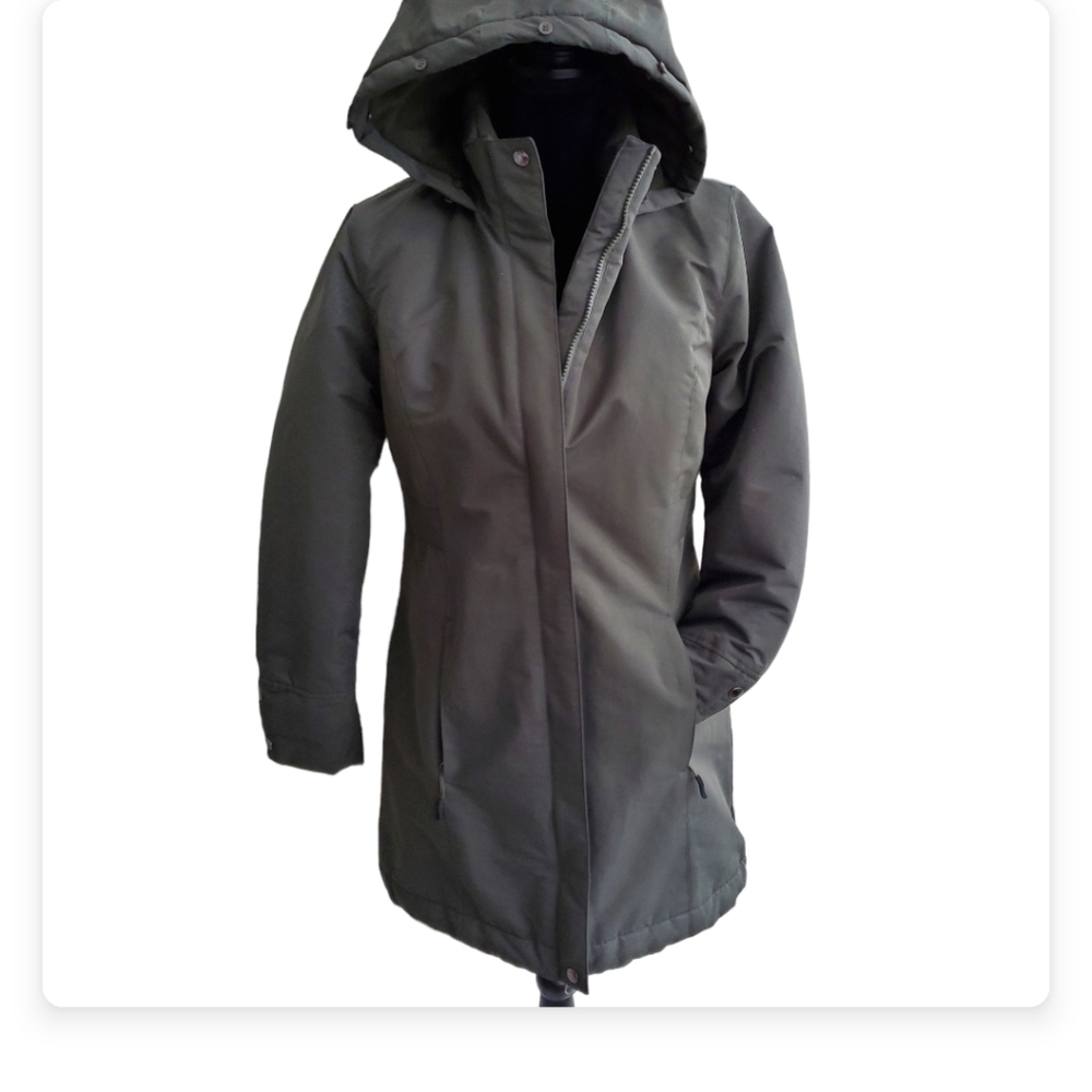 Army green parka